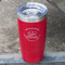 Lake House #2 Red Polar Camel Tumbler - 20oz - Angled