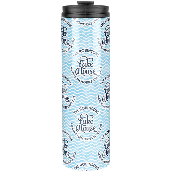 Custom Lake House #2 Stainless Steel Skinny Tumbler - 20 oz (Personalized)