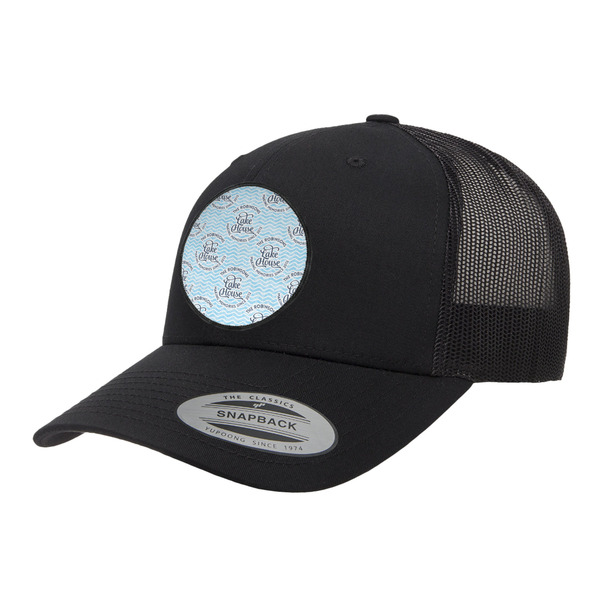 Custom Lake House #2 Trucker Hat - Black (Personalized)