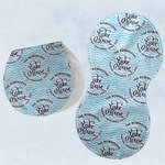 Lake House #2 Burp Pads - Velour - Set of 2 w/ Name All Over