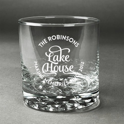 Lake House #2 Whiskey Glass (Single) (Personalized)