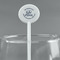 Lake House #2 White Plastic 5.5" Stir Stick - Round - Main