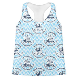 Lake House #2 Womens Racerback Tank Top - Medium (Personalized)