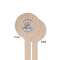 Lake House #2 Wooden 6" Stir Stick - Round - Single Sided - Front & Back