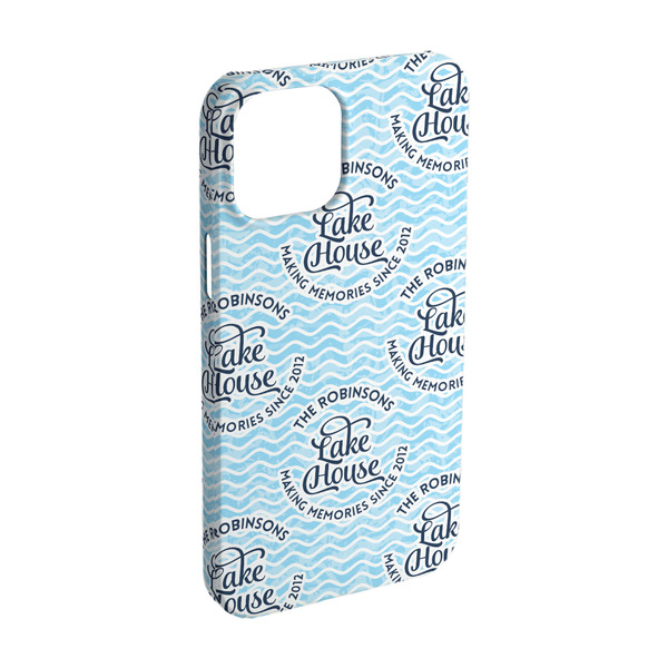 Custom Lake House #2 iPhone Case - Plastic - iPhone 15 Pro (Personalized)