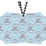 Lake House #2 Rear View Mirror Ornament (Personalized)