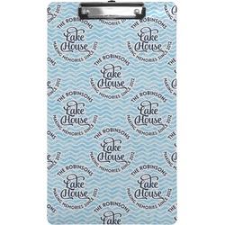Lake House #2 Clipboard (Legal Size) (Personalized)