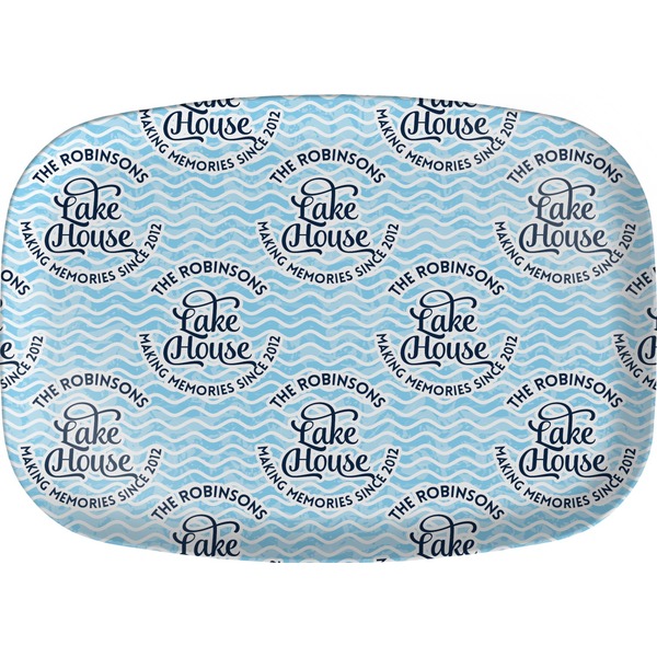 Custom Lake House #2 Melamine Platter (Personalized)