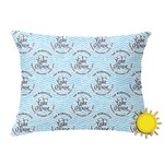 Lake House #2 Outdoor Throw Pillow (Rectangular) (Personalized)