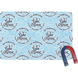 Lake House #2 Rectangular Fridge Magnet (Personalized)