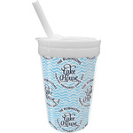 Lake House #2 Sippy Cup with Straw (Personalized)