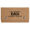 Father's Day Quotes & Sayings Cards & Dice Set - Light Brown - Front