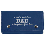 Father's Day Quotes & Sayings Cards & Dice Set - Navy Blue