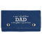 Father's Day Quotes & Sayings Cards & Dice Set - Navy Blue - Front