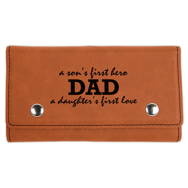 Custom Father's Day Quotes & Sayings Cards & Dice Set - Rawhide