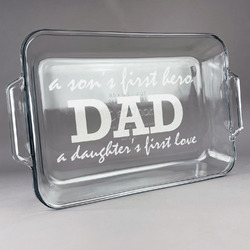 Father's Day Quotes & Sayings Glass Baking Dish - 13in x 9in