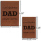 Father's Day Quotes & Sayings Journal Size Comparisons w/ Dimensions