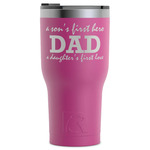 Father's Day Quotes & Sayings RTIC Tumbler - Magenta - Laser Engraved - Single-Sided