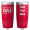Father's Day Quotes & Sayings Red Polar Camel Tumbler - 20oz - Double Sided - Approval