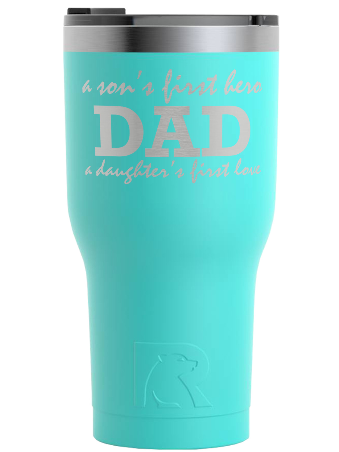 https://www.youcustomizeit.com/common/MAKE/1018898/Father-Day-Quotes-Sayings-Teal-RTIC-Tumbler-Front-2.jpg?lm=1665683708