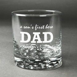 Father's Day Quotes & Sayings Whiskey Glass (Single)