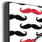 Mustache Print 11x14 Wood Print - Closeup