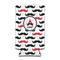 Mustache Print 12oz Tall Can Sleeve - Set of 4 - FRONT