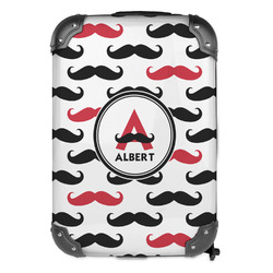 Mustache Print Kids Hard Shell Backpack (Personalized)