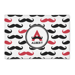 Mustache Print 2' x 3' Indoor Area Rug (Personalized)