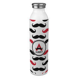 Mustache Print 20oz Stainless Steel Water Bottle - Full Print (Personalized)