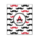 Mustache Print Wood Print - 20x24 (Personalized)