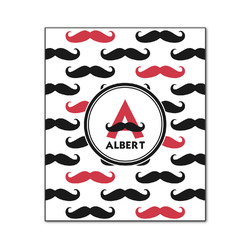 Mustache Print Wood Print - 20x24 (Personalized)