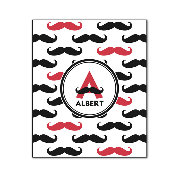 Custom Mustache Print Wood Print - 20x24 (Personalized)