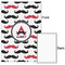 Mustache Print 24x36 - Matte Poster - Front & Back