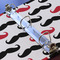 Mustache Print 3 Ring Binders - Full Wrap - 1" - DETAIL