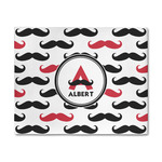 Mustache Print 8' x 10' Indoor Area Rug (Personalized)