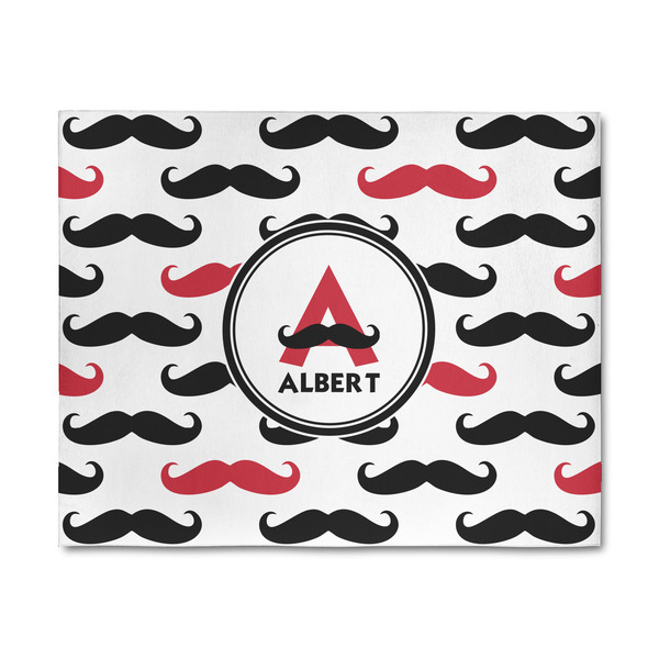 Custom Mustache Print 8' x 10' Indoor Area Rug (Personalized)