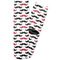 Mustache Print Adult Crew Socks - Single Pair - Front and Back