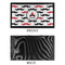 Mustache Print Bar Mat - Small - APPROVAL