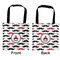 Mustache Print Car Bag - Apvl