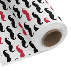 Mustache Print Fabric by the Yard - Cotton Twill