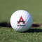 Mustache Print Golf Ball - Non-Branded - Front Alt