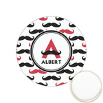 Mustache Print Printed Cookie Topper - 1.25" (Personalized)