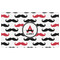 Mustache Print Indoor / Outdoor Rug - 3'x5' - Front Flat