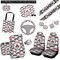 Mustache Print Interior Car Accessories