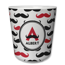 Mustache Print Plastic Tumbler 6oz (Personalized)