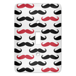 Mustache Print Light Switch Cover