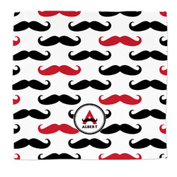 Mustache Print Microfiber Dish Rag (Personalized)