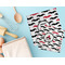 Mustache Print Microfiber Dish Rag - LIFESTYLE