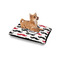 Mustache Print Outdoor Dog Beds - Small - IN CONTEXT